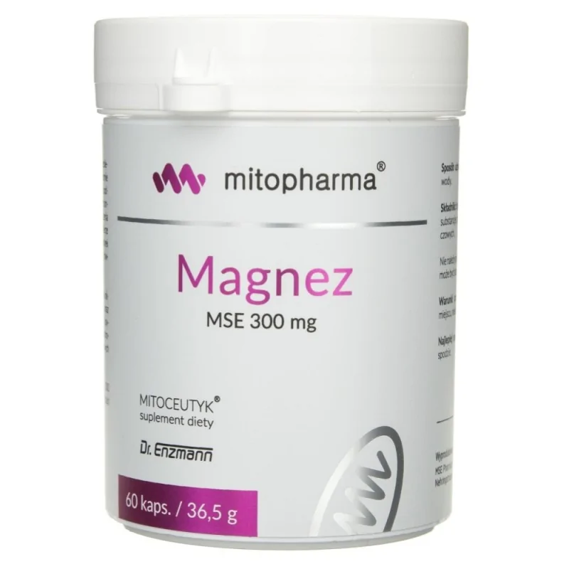 Dr Enzmann | Magnez MSE 300mg 60kapsułek