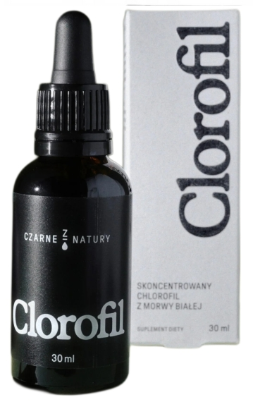 Czarne z natury | Clorofil Chlorofil z morwy białej 30ml