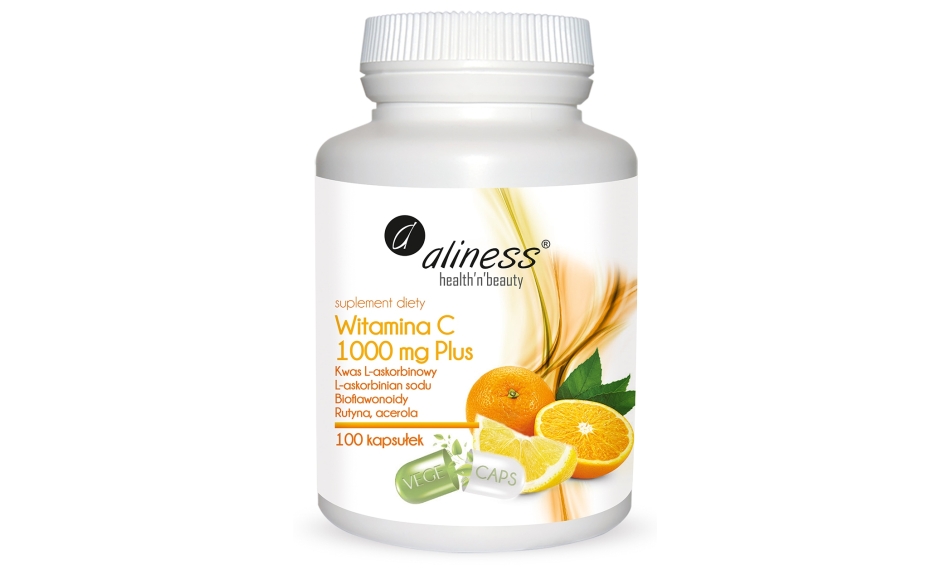 Aliness Witamina C 1000mg Plus 100kapsułek