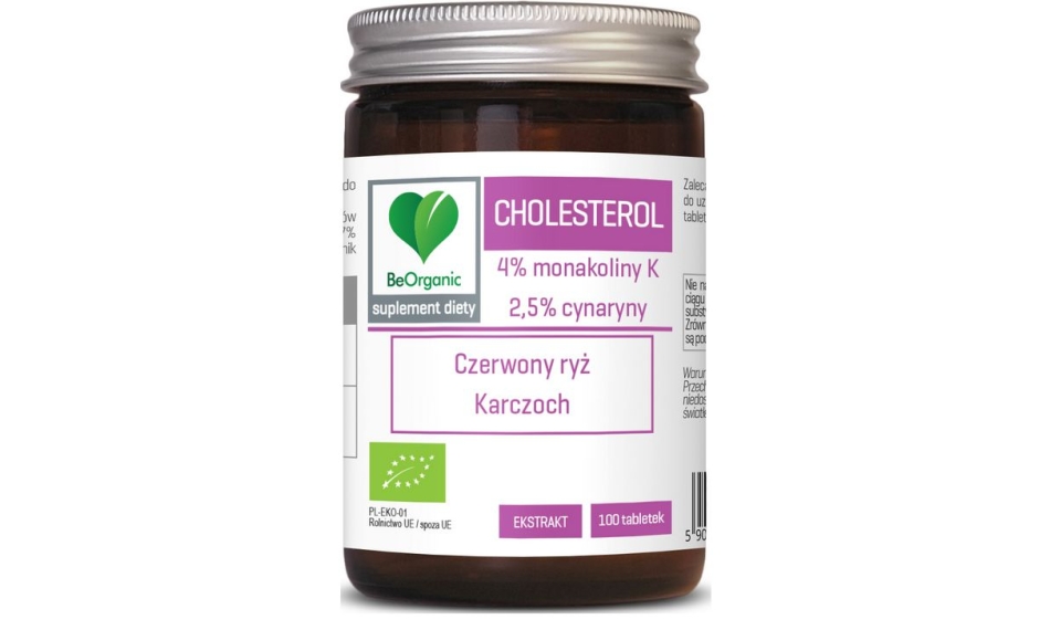 BeOrganic Cholesterol BIO 400mg 100tabletek