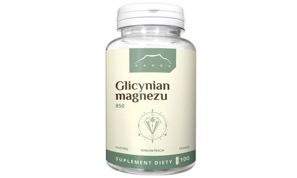 Nanga Glicynian magnezu 100kapsułek