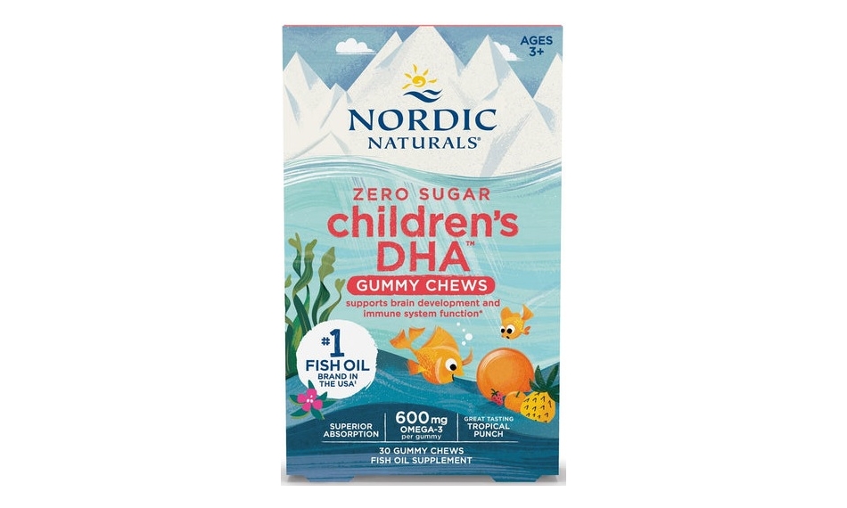 Nordic Naturals Children's DHA Gummies 600mg (Kwasy omega-3 + DHA + EPA OWOCE TROPIKALNE) 30sztuk