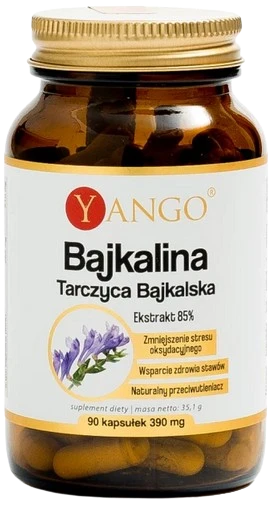 Yango | Bajkalina (Tarczyca bajkalska) - ekstrakt - 90 kapsułek
