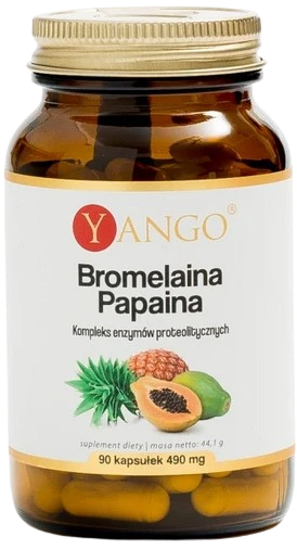 Yango | Bromelaina papaina 90 kapsułek