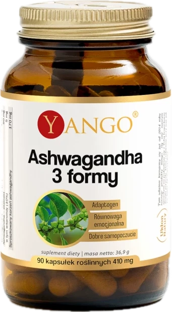 Yango | Ashwagandha 3 formy 90 kapsułek