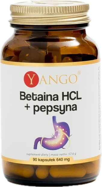 Yango | Betaina HCL + Pepsyna 90 kapsułek