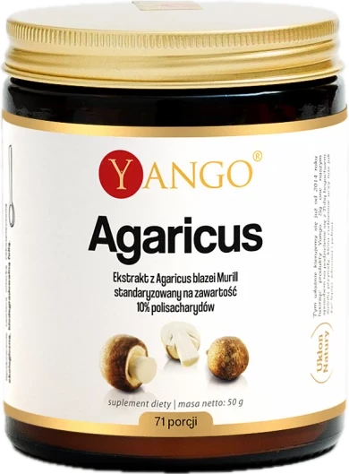 Yango | Agaricus - ekstrakt 10% polisacharydów - 50g