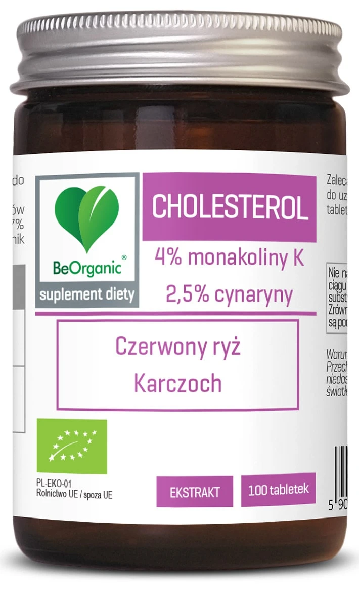 BeOrganic | Cholesterol BIO 400mg 100 tabletek