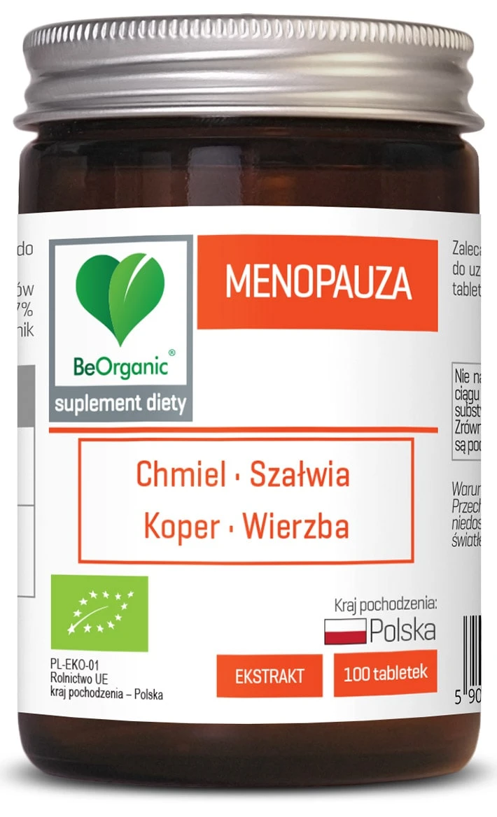 BeOrganic | Menopauza BIO 450mg 100 tabletek