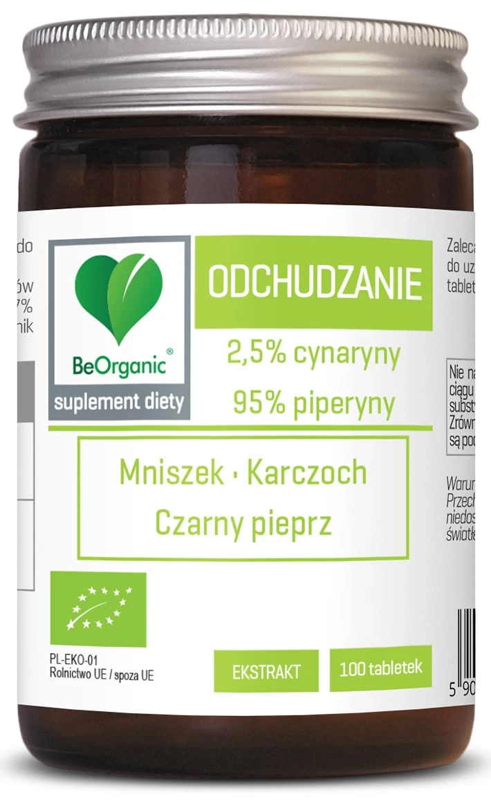 BeOrganic | Odchudzanie BIO 400mg 100 tabletek