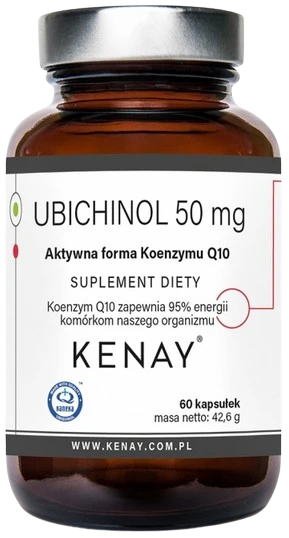 Kenay | Ubichinol Koenzym Q10 50mg 60 kapsułek