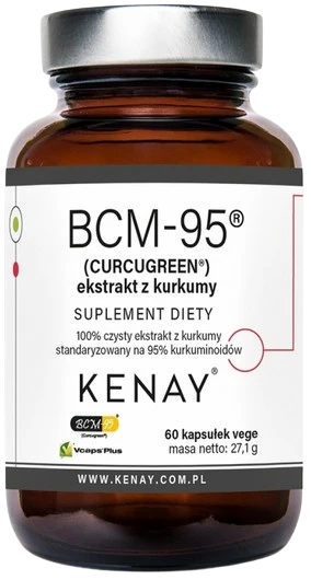 Kenay | Kurkuma BCM-95® (CURCUGREEN®) 60 kapsułek