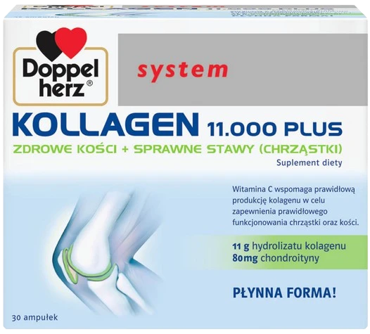 Doppelherz | System KOLLAGEN 11.000 PLUS 25ml x 30 sztuk