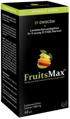 Narum | FruitsMax do ssania 1000mg 60 tabletek