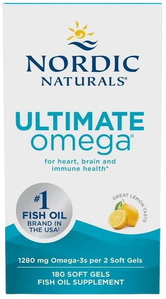Nordic Naturals | Ultimate Omega Lemon (Cytryna) 1280mg 180 kapsułek