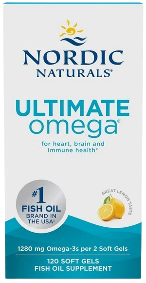 Nordic Naturals | Ultimate Omega Lemon (Cytryna) 1280mg 120 kapsułek
