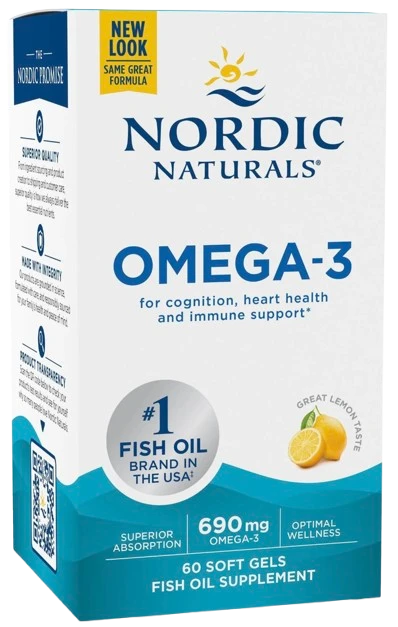 Nordic Naturals | Omega-3 Lemon (Cytryna) 690mg 60 kapsułek