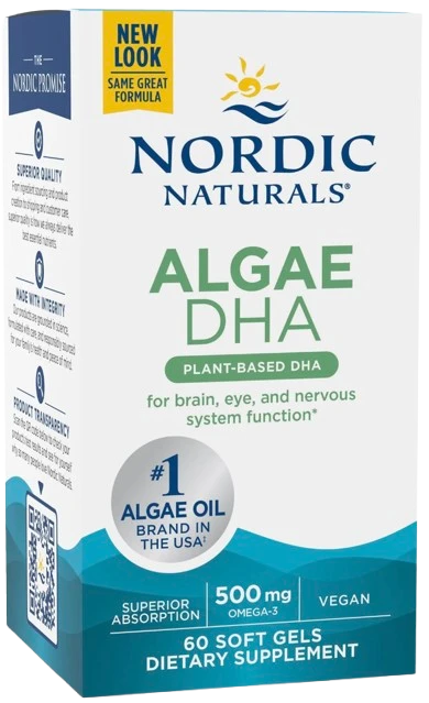 Nordic Naturals | Algae DHA 500mg 60 kapsułek