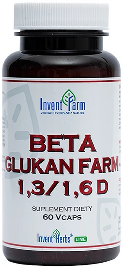 Invent Farm | Beta Glukan Farm 1,3 / 1,6 D 60 kapsułek