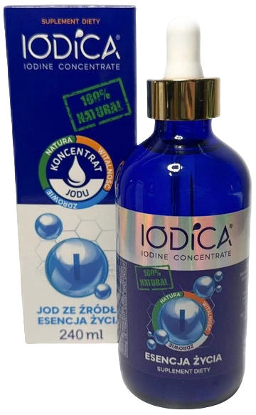 IODICA | Naturalny koncentrat jodu (szkło) 240ml