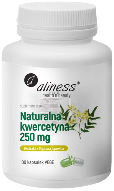 Aliness | Naturalna kwercetyna 250mg 100 kapsułek