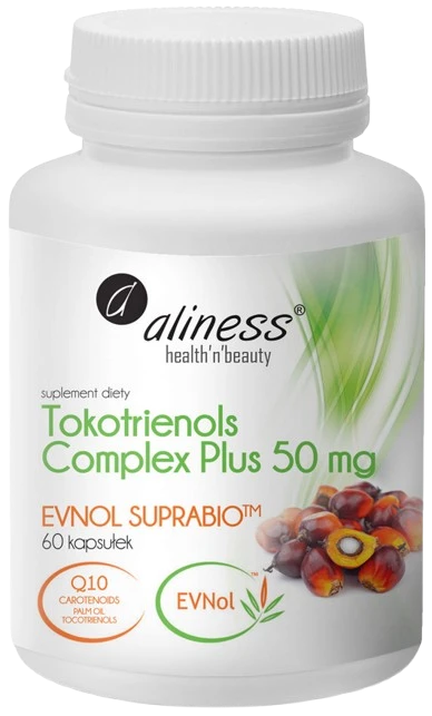 Aliness | Tokotrienols Complex PLUS 50mg 60 kapsułek