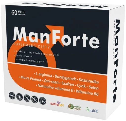 Aliness | ManForte dla mężczyzn 60 kapsułek