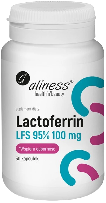 Aliness | Lactoferrin LFS 95% 100mg 30 kapsułek