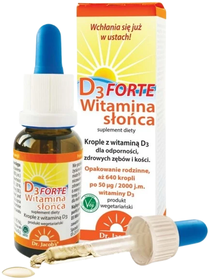 Dr Jacobs | Witamina D3 FORTE 20ml