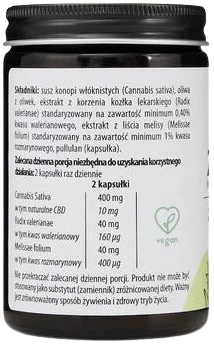Kombinat Konopny | Zioła na dobry nastrój 100 kapsułek