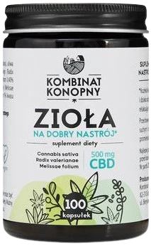 Kombinat Konopny | Zioła na dobry nastrój 100 kapsułek