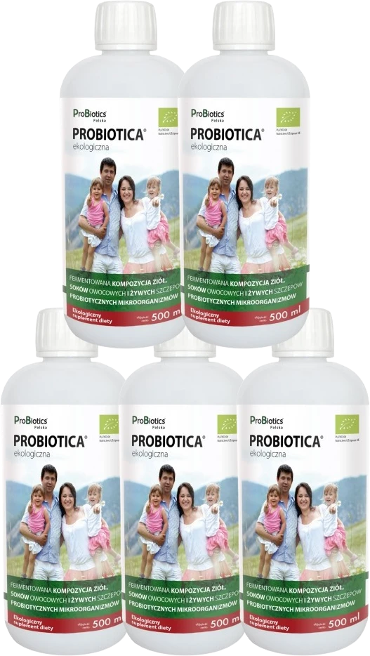 ZESTAW | 5X Probiotics Probiotica BIO 500ml