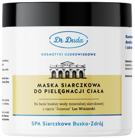 Dr Duda | Maska siarczkowa do pielęgnacji ciała 500g
