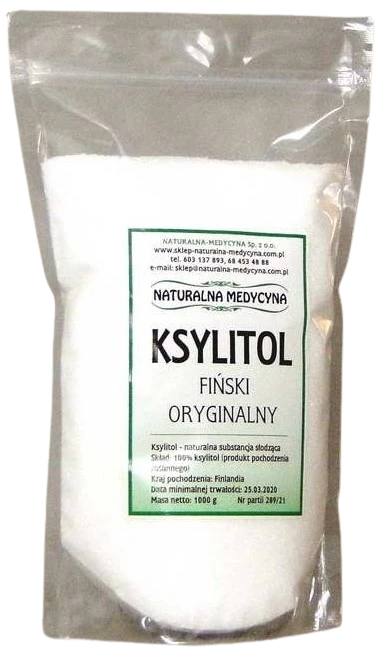 Naturalna Medycyna | Ksylitol cukier brzozowy Finlandia 1000g