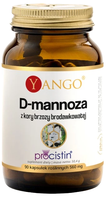 Yango | D-mannoza - z kory brzozy brodawkowatej 90 kapsułek