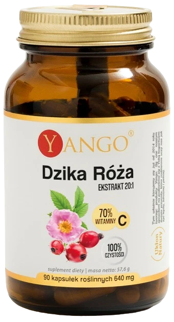 Yango | Dzika róża - ekstrakt 90 kapsułek