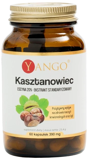 Yango | Kasztanowiec - 20% escyny 60 kapsułek
