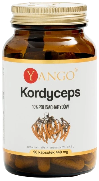 Yango | Kordyceps – ekstrakt 10% polisacharydów 90 kapsułek