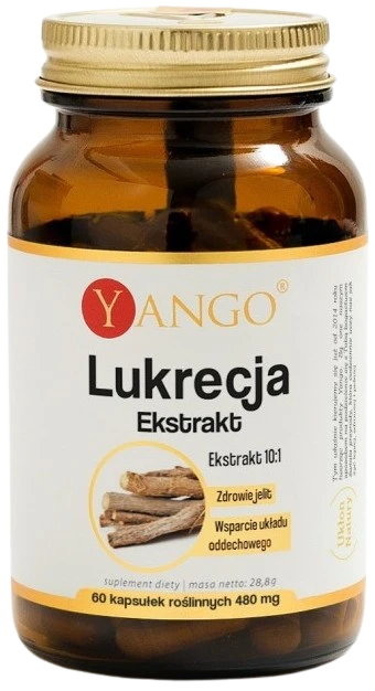 Yango | Lukrecja ekstrakt 10:1 60 kapsułek