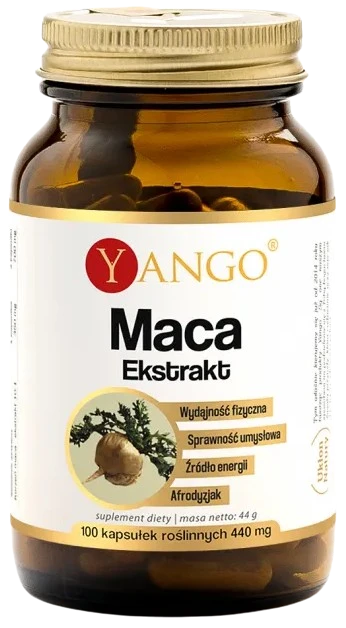 Yango | Korzeń Maca - ekstrakt 10:1 100 kapsułek