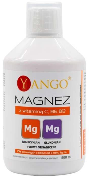 Yango | Magnez z Witaminą C, B6, B12 500ml