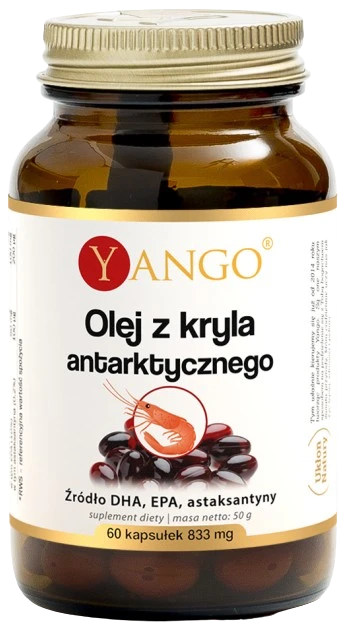 Yango | Olej z kryla antarktycznego 60 kapsułek