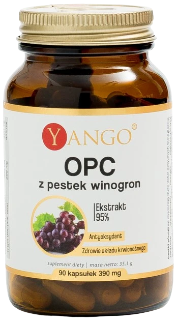 Yango | OPC 95% ekstrakt z pestek winogron 90 kapsułek