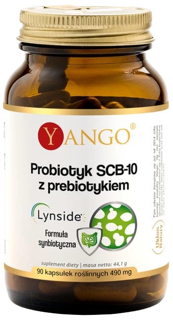 Yango | Probiotyk SCB-10 z prebiotykiem 90 kapsułek