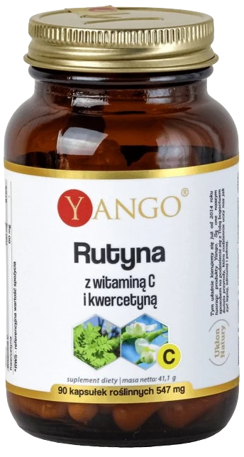 Yango | Rutyna z witaminą C i kwercetyną 90 kapsułek