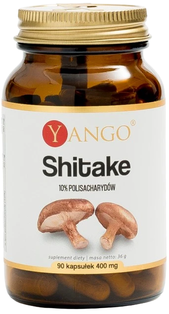 Yango | Shitake - ekstrakt 10% polisacharydów 90 kapsułek
