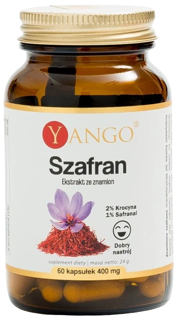 Yango | Szafran - ekstrakt ze znamion 60 kapsułek