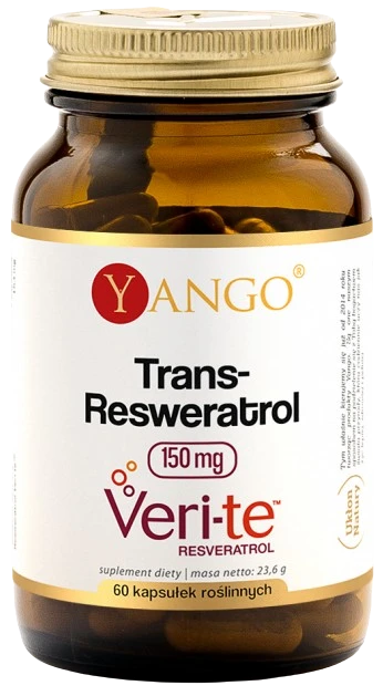 Yango | Trans-Resveratrol Veri-Te™ 150mg 60 kapsułek