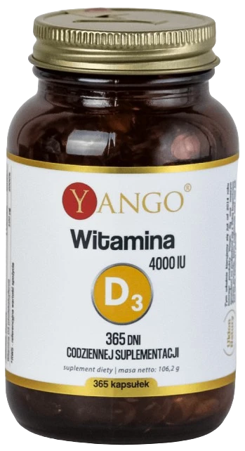 Yango | Witamina D3 4000 IU na 365dni 365 kapsułek