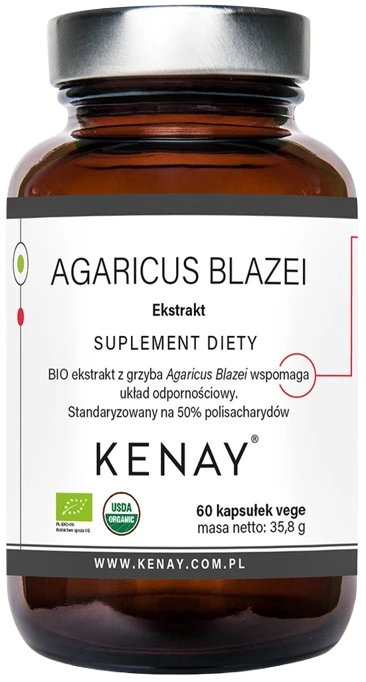 Kenay | Agaricus Blazei Pieczarka brazylijska 60 kapsułek